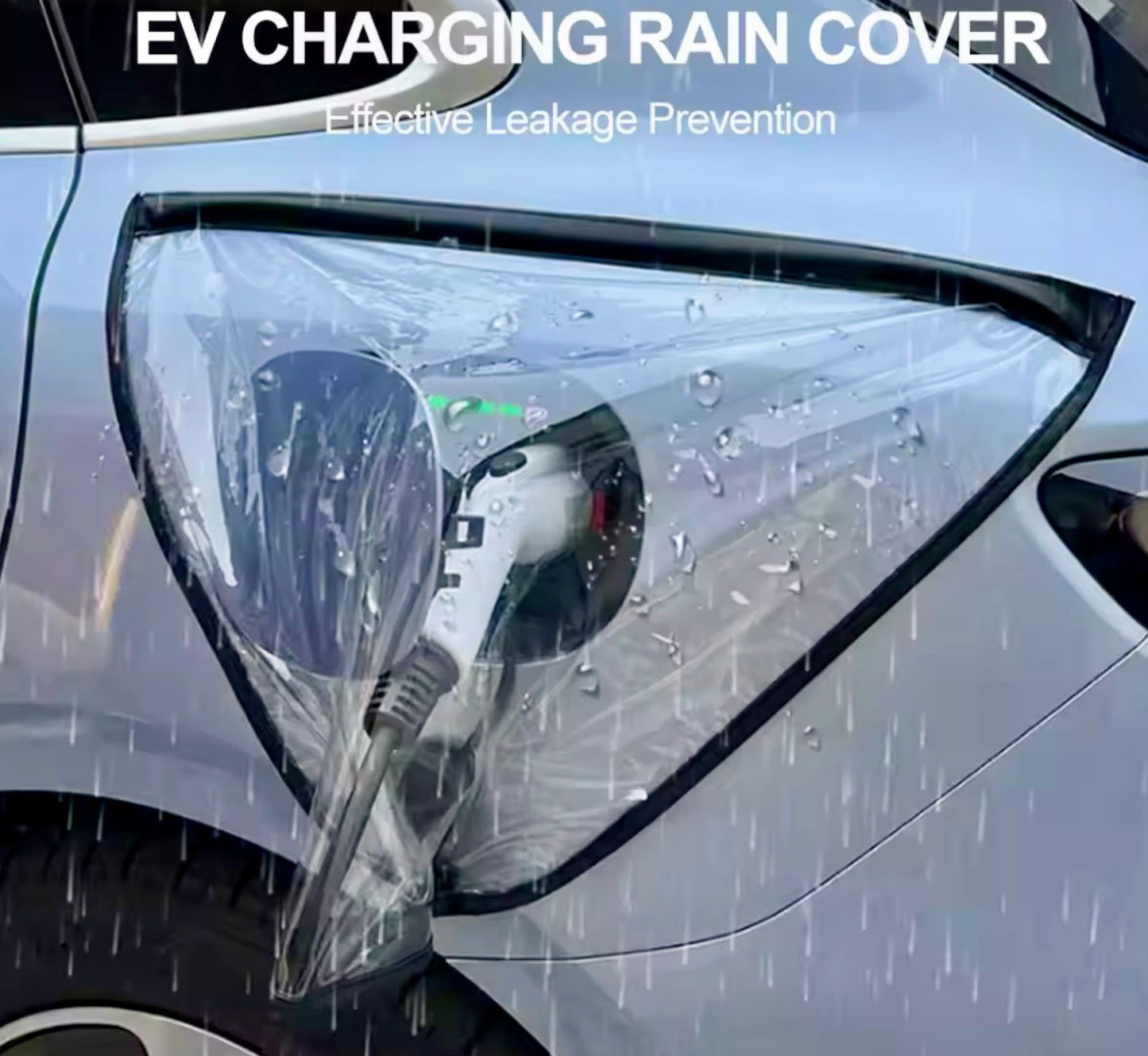 EV Charging port rain/freeze cover