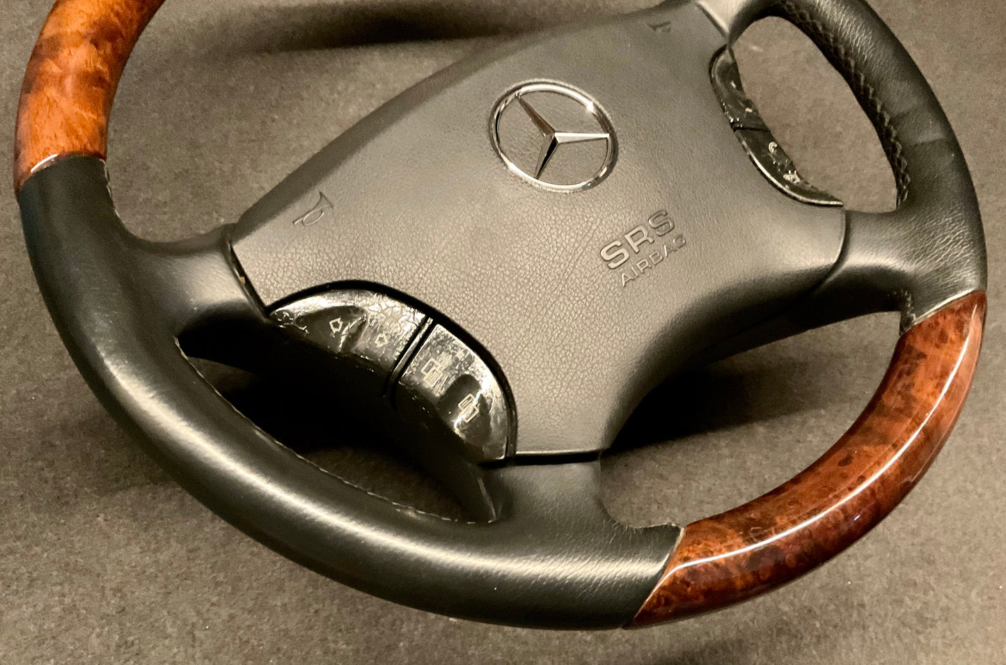 OEM Used Mercedes w220 S-class steering wheel with Airbag S600 S500 #49