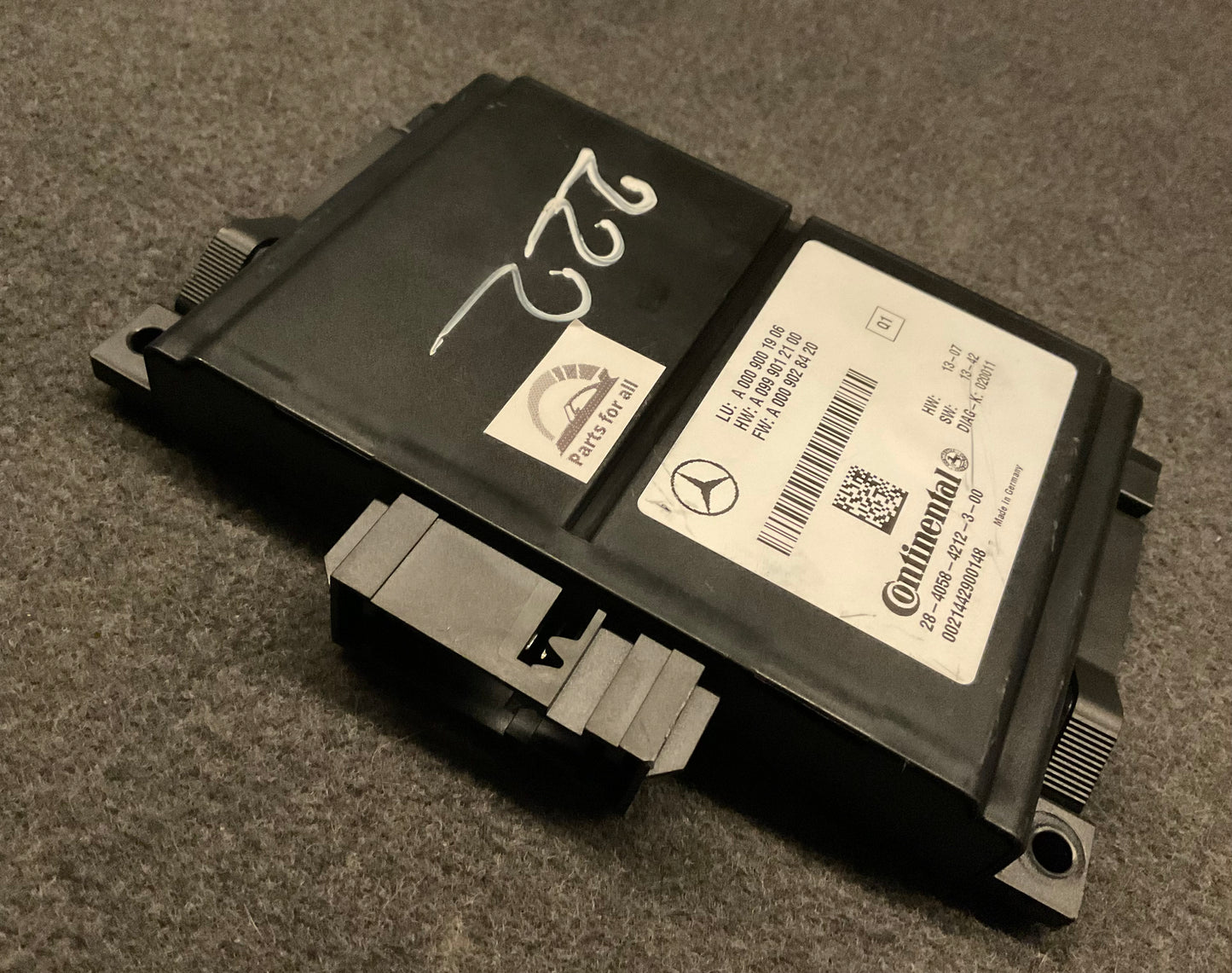 OEM Used Mercedes w222 radar control module A0009001906 #1