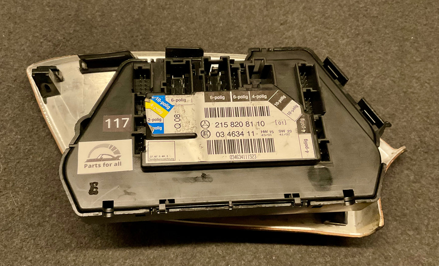OEM Used Mercedes C215 S-class coupe seat adjuster module left side A2158208110 #117