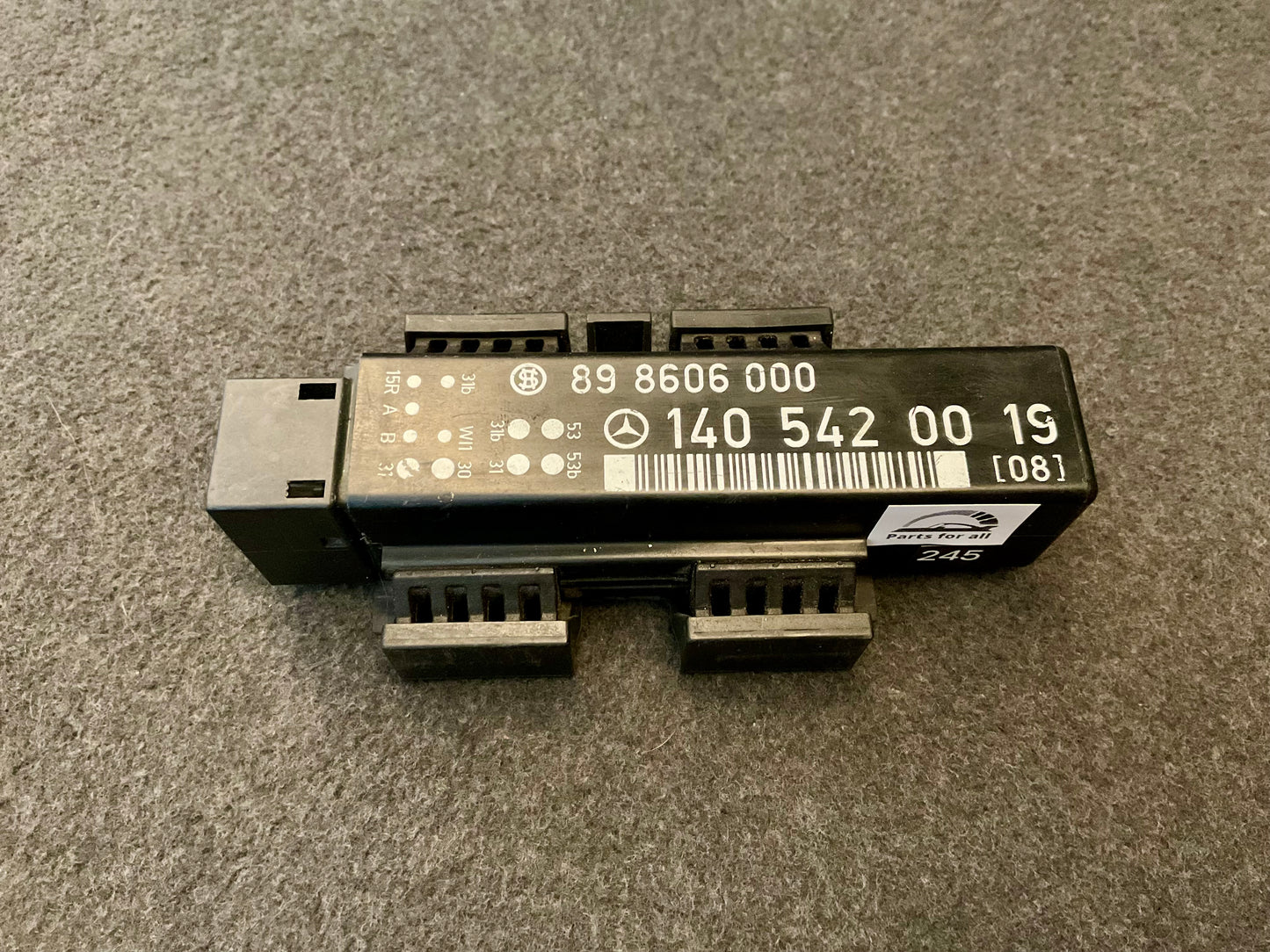 OEM Used Mercedes W140/C140 S-class windshield wiper relay/module A1405420015 #245