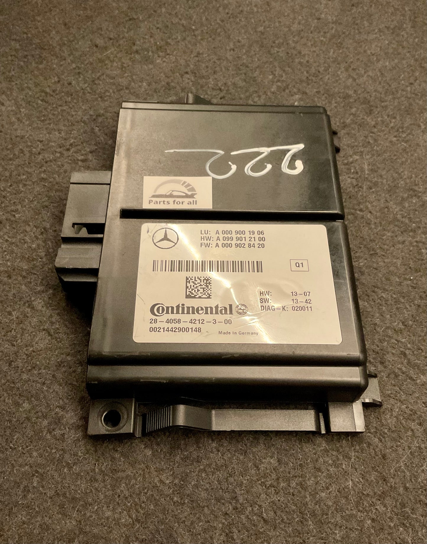 OEM Used Mercedes w222 radar control module A0009001906 #1