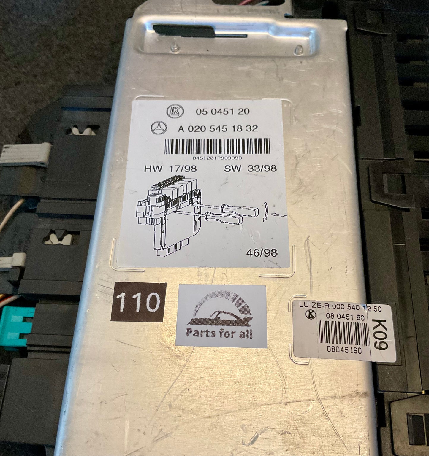 OEM Used Mercedes S-class W220/C215 SAM module A0205451832 #110