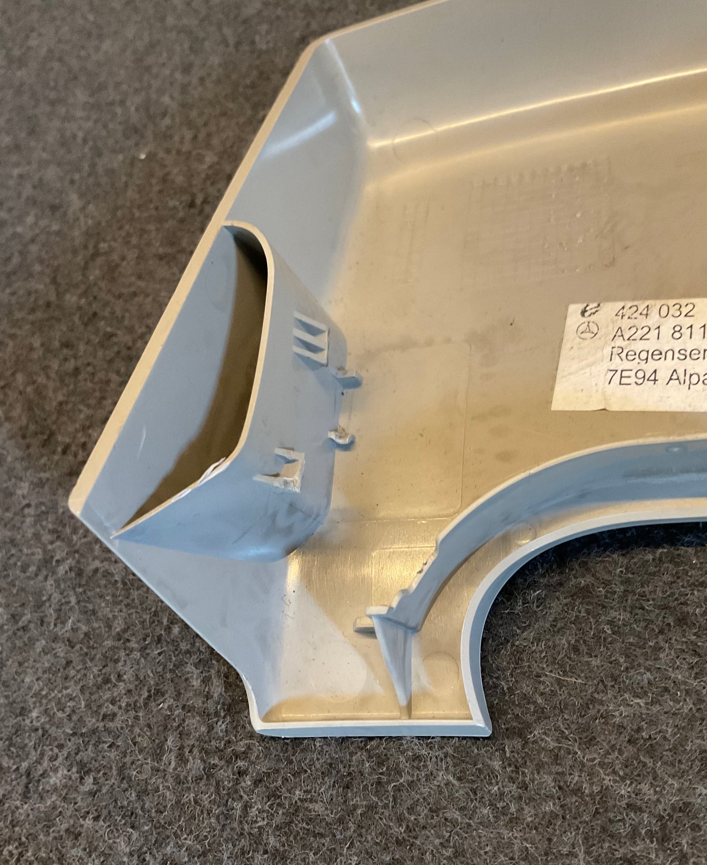 OEM Used Mercedes w221 S-class interior rear mirror cover A2218110007 #111