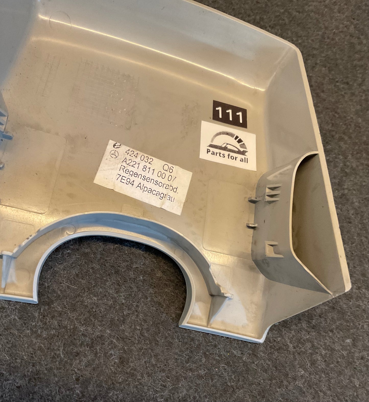 OEM Used Mercedes w221 S-class interior rear mirror cover A2218110007 #111