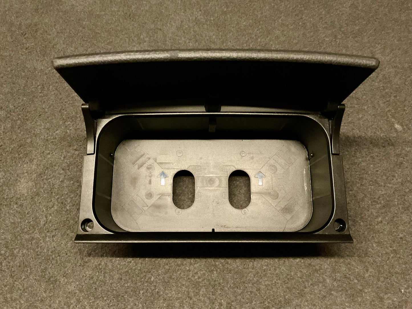 OEM Used Mercedes W221 center console cup holder cover A2216802650 #121