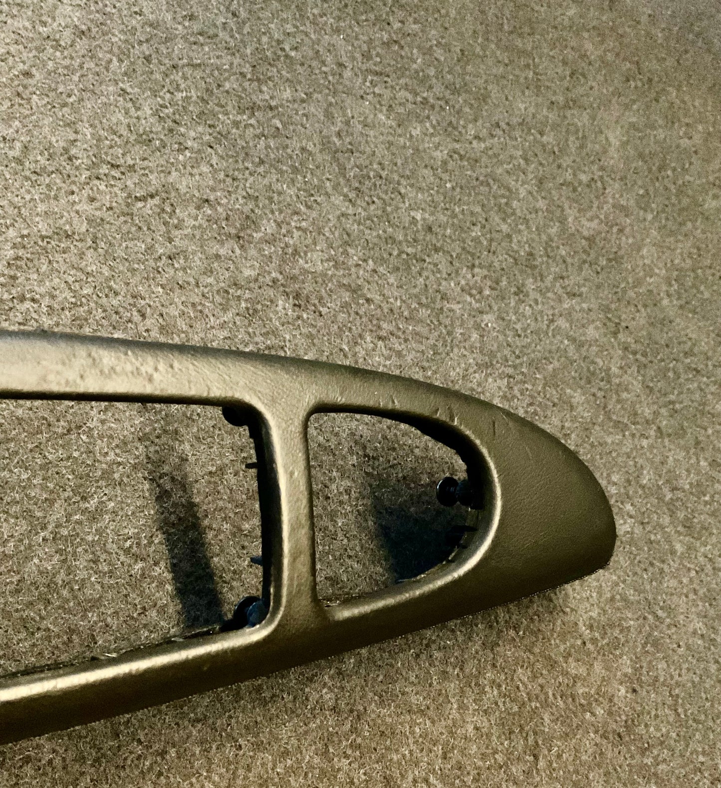 OEM Used Mercedes W221 S-class master window control switch leather bezel/trim A2217200989 #162