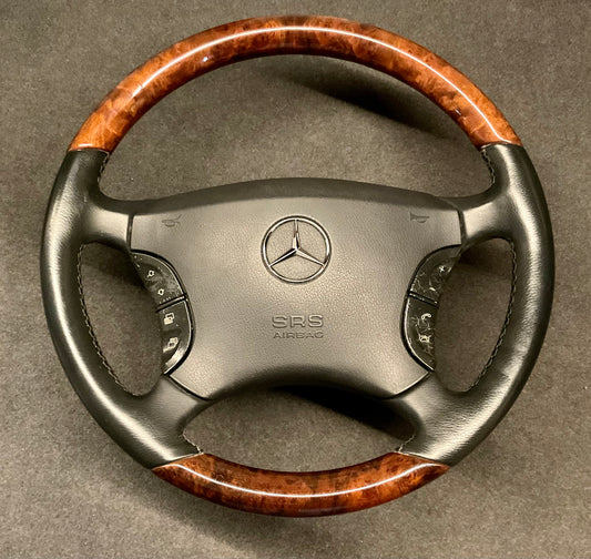 OEM Used Mercedes w220 S-class steering wheel with Airbag S600 S500 #49