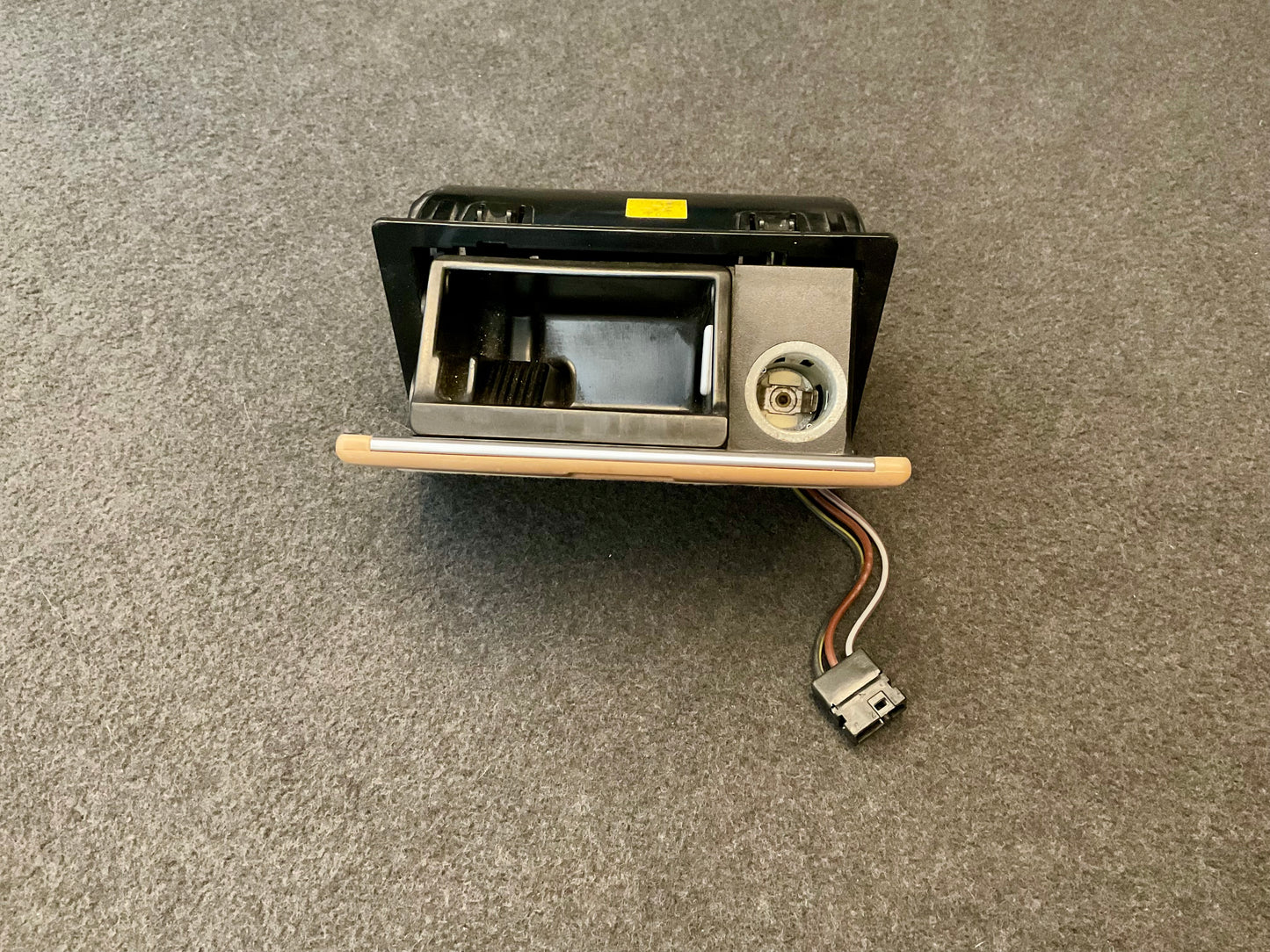 OEM Used Mercedes w140 S-class rear left/right door ashtray in color beige #254