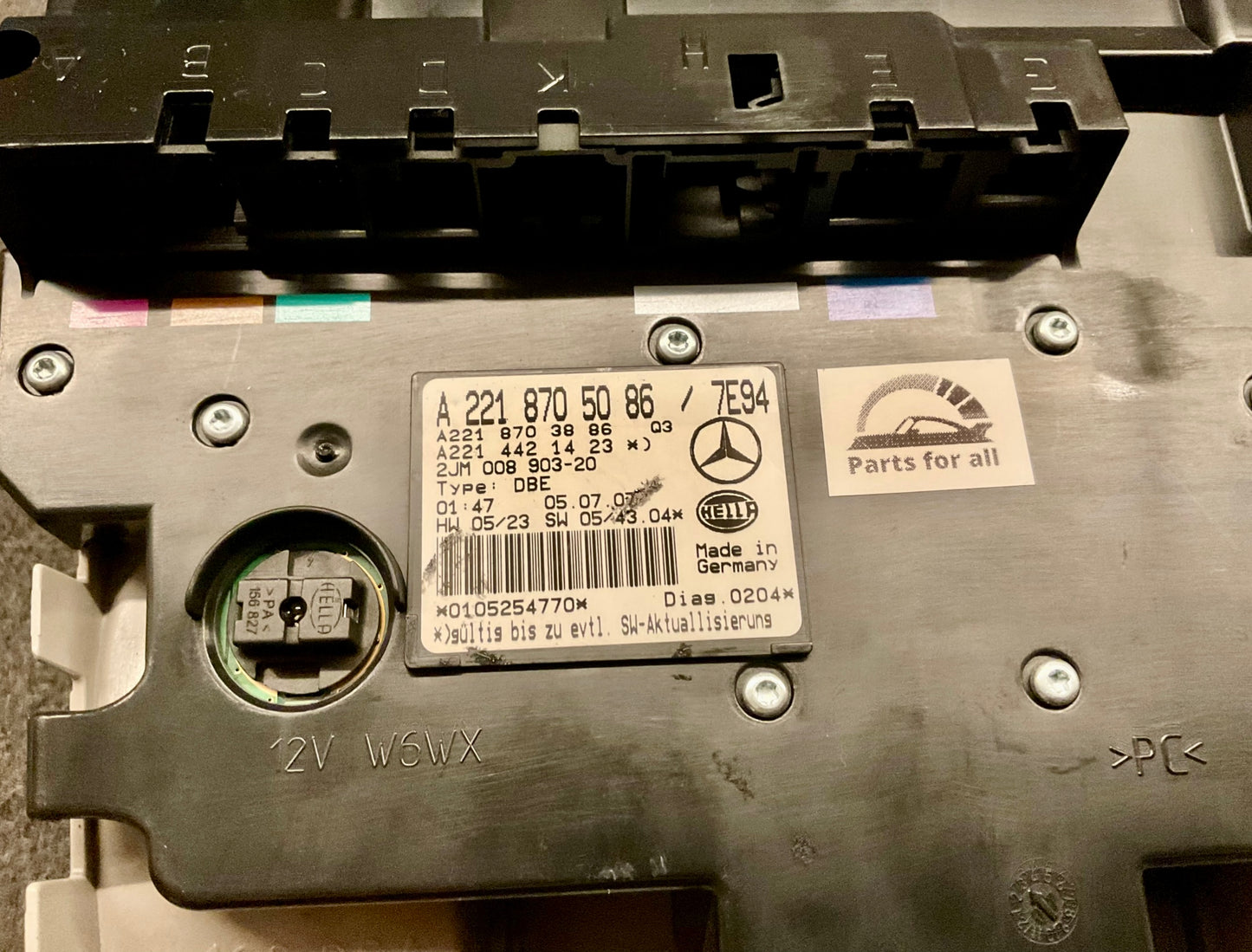 OEM Used Mercedes W221 S-class Dome-light/light control A2218705086 #53