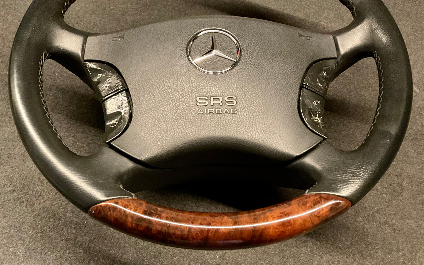OEM Used Mercedes w220 S-class steering wheel with Airbag S600 S500 #49