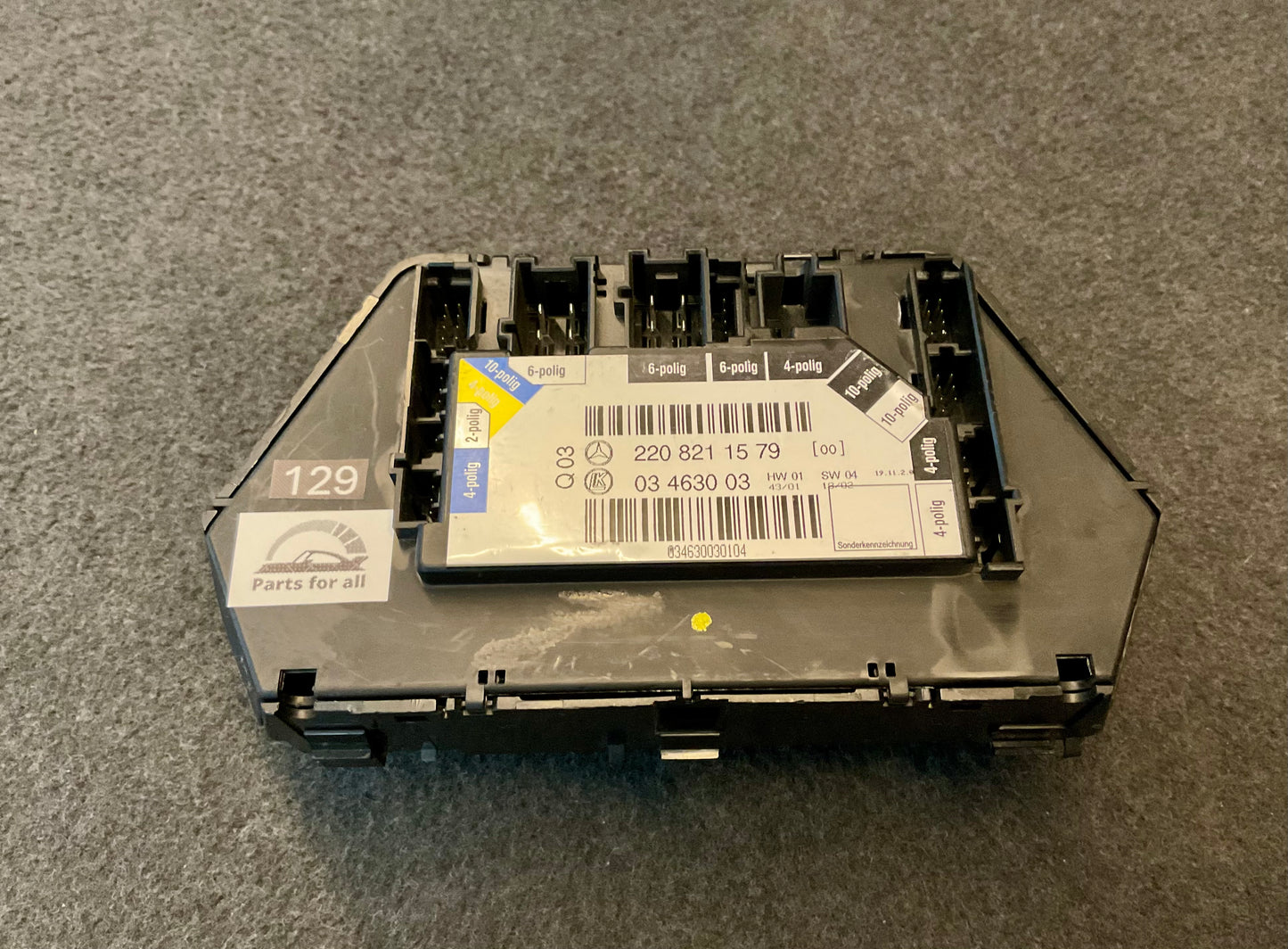 OEM Used Mercedes W221 S-class front left seat control module A2208211579 #129