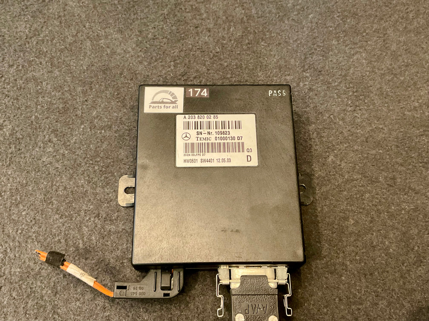 OEM Used Mercedes W220 S-class Comfort control unit/module A2038200285 #174