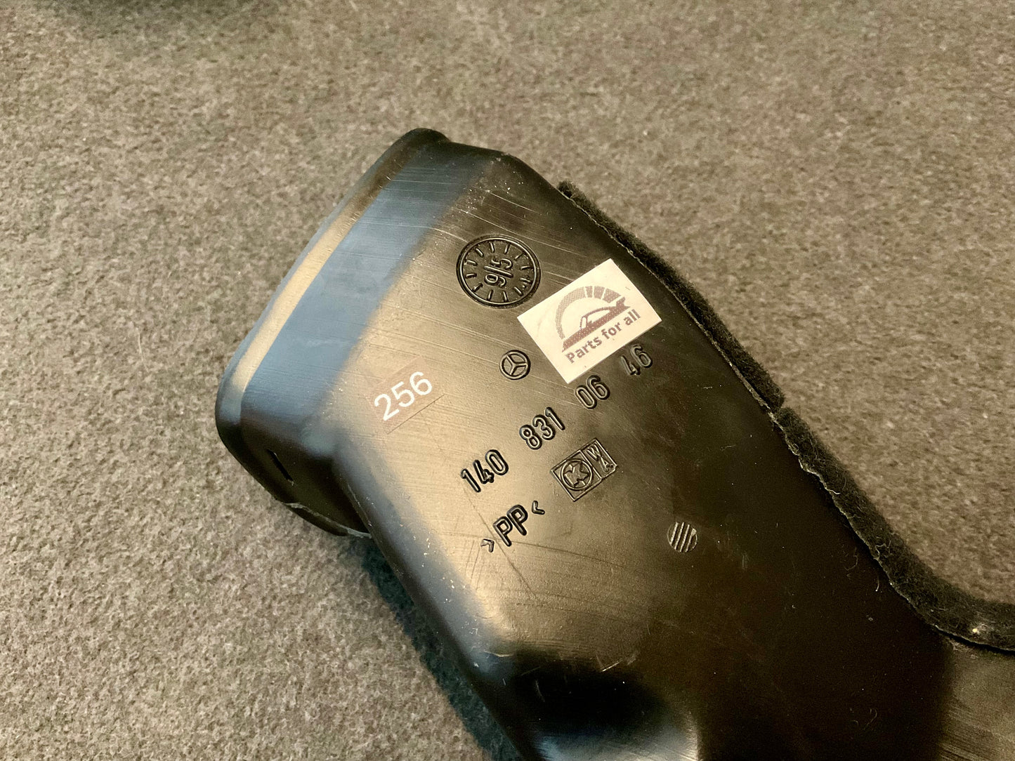 OEM Used Mercedes W140 S-class dashboard right side air vent duct A1408310646 #256
