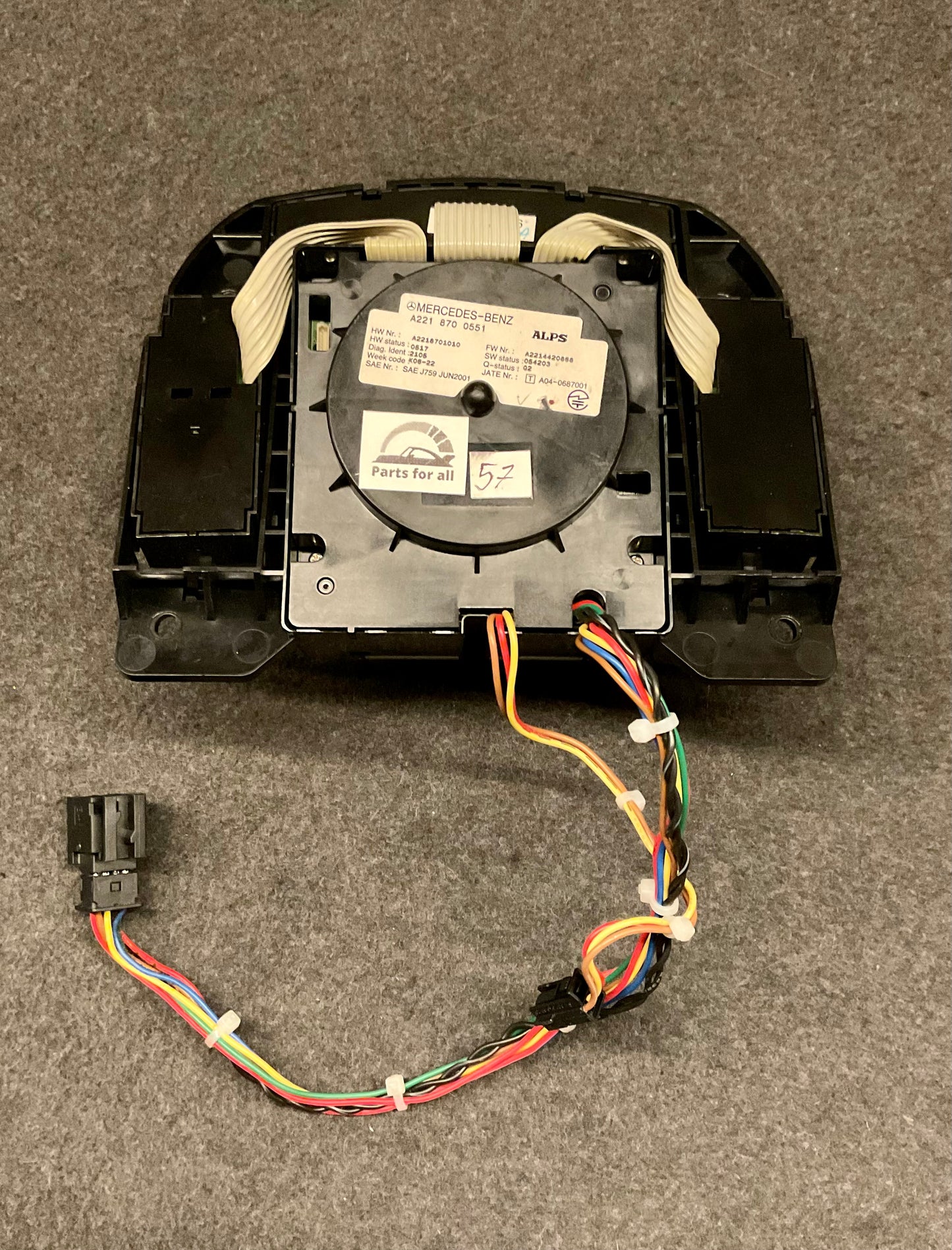 OEM Used Mercedes S/CL-class Multi media control switch A2218700551 #57