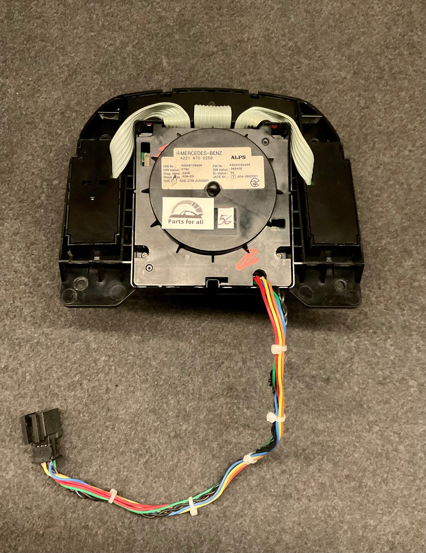 OEM Used Mercedes S/CL-class W221/C216 Multimedia control switch A2218705258 #56