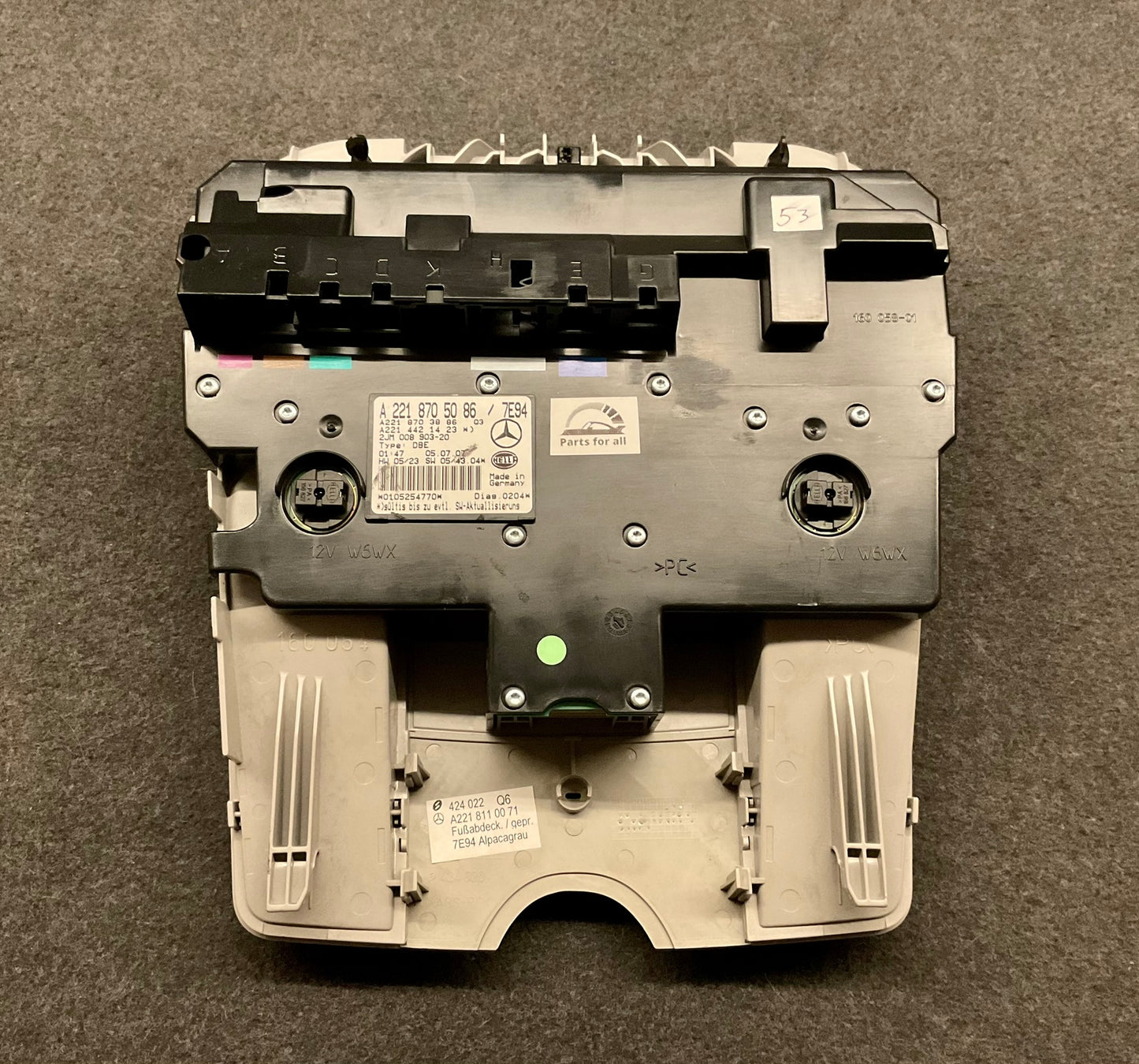 OEM Used Mercedes W221 S-class Dome-light/light control A2218705086 #53
