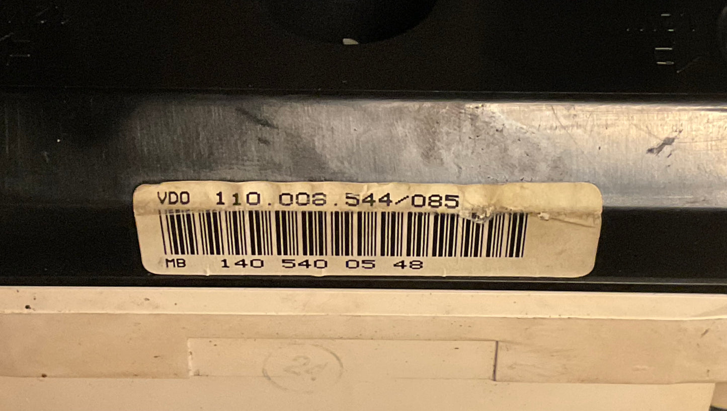 OEM Used Mercedes W140/C140 Speedometer/instrument-cluster for S-class and CL-class A1405400548 #106
