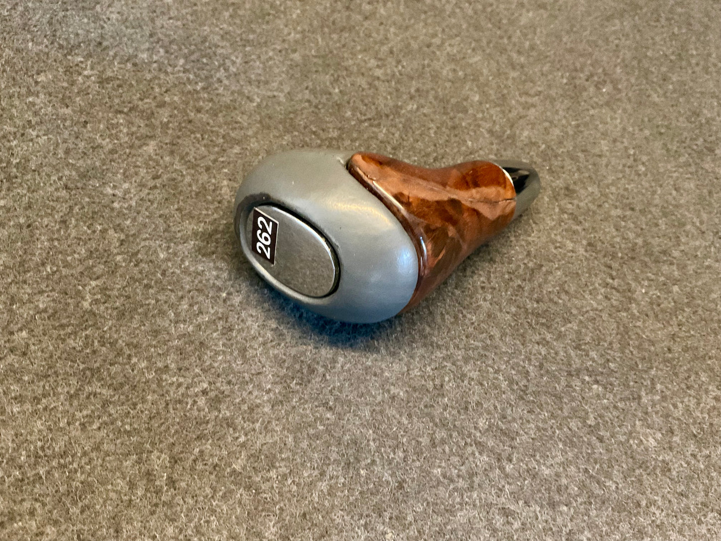OEM Used Mercedes W220 S-class gear shifter/selector Wood with grey leather #262