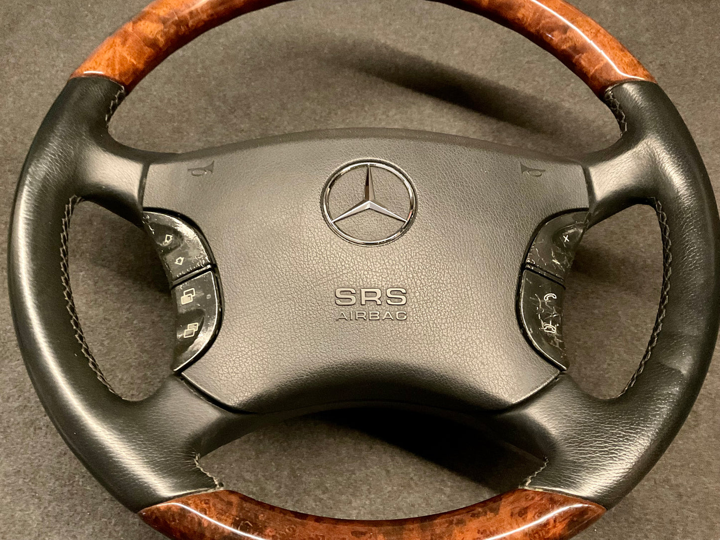 OEM Used Mercedes w220 S-class steering wheel with Airbag S600 S500 #49