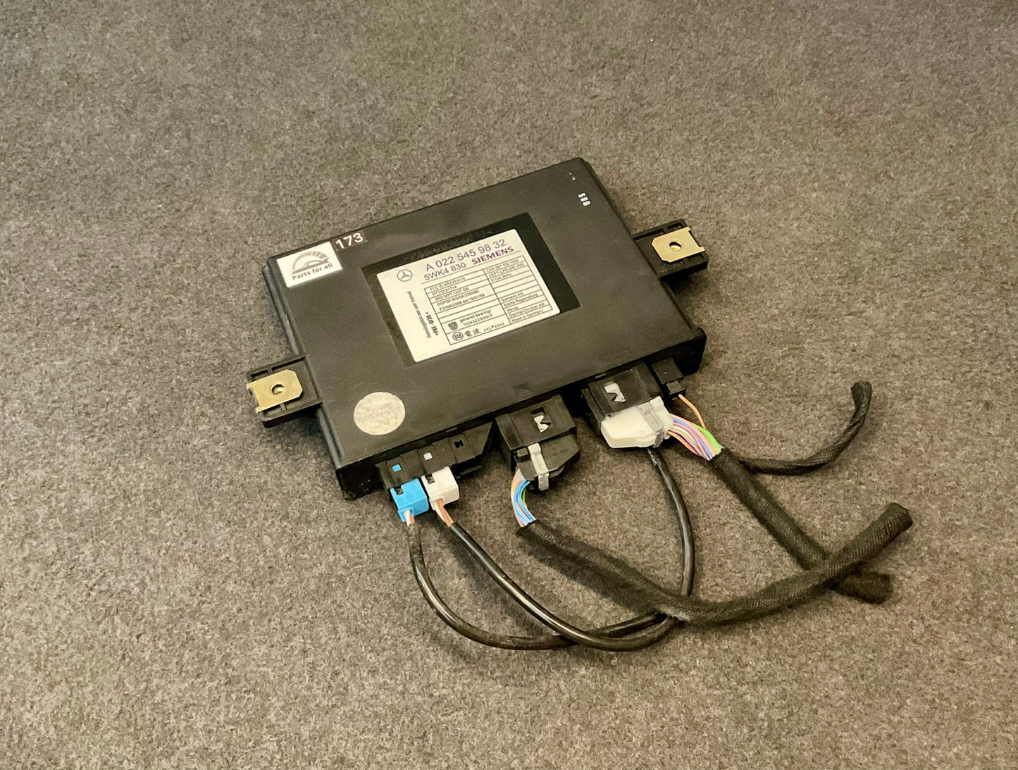 OEM Used Mercedes W220 S-class keyless go/entry control module unit 0225459832 #173