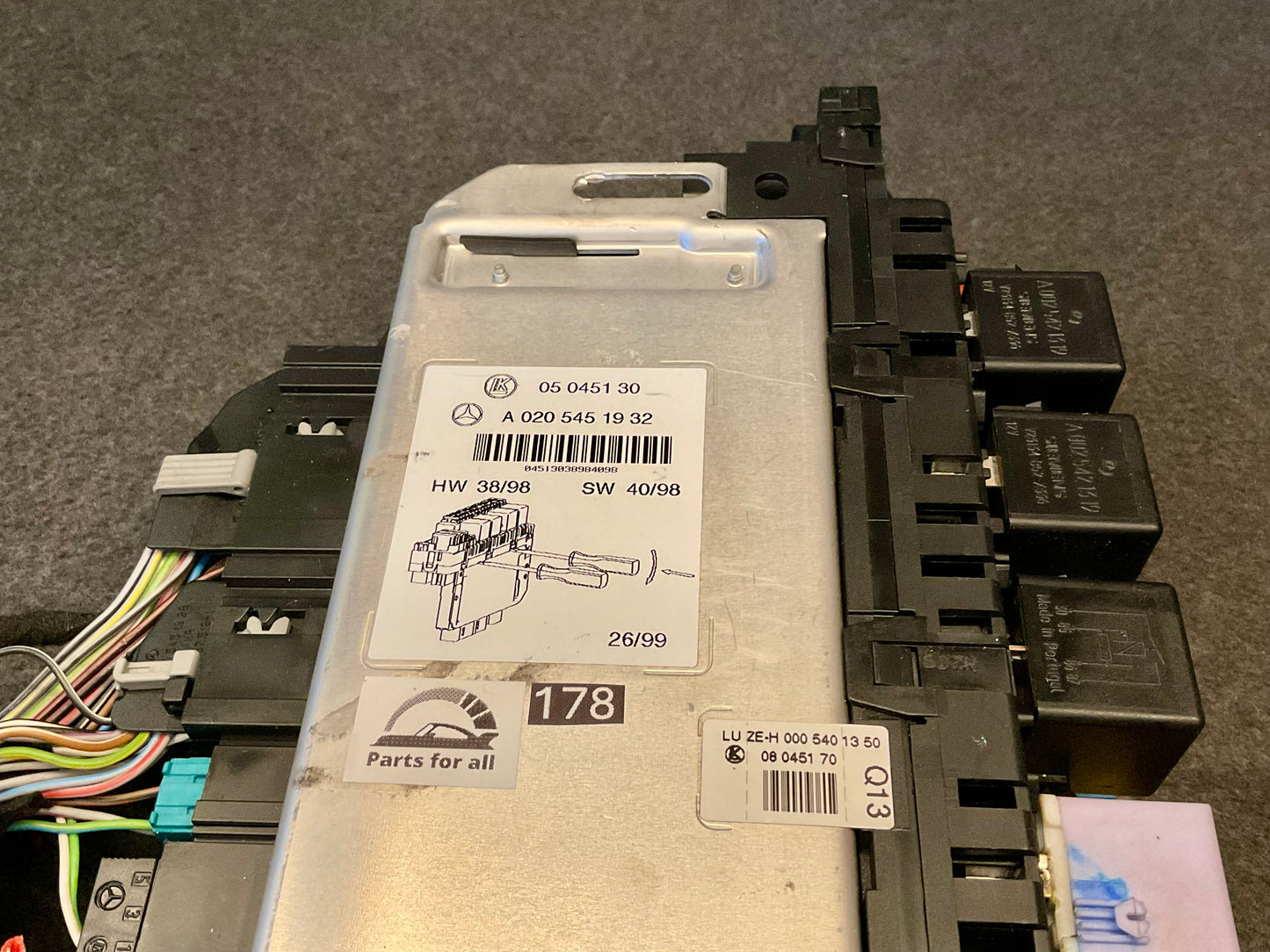 OEM Used Mercedes W220 S-class SAM module A0205451932 #178