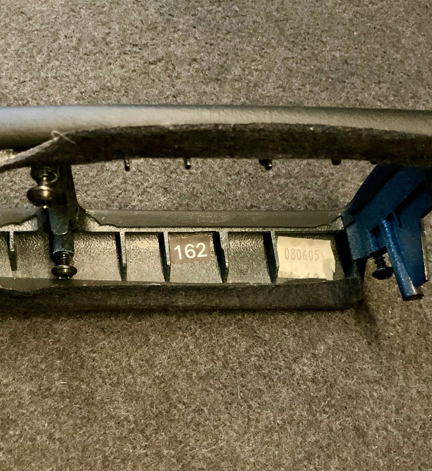 OEM Used Mercedes W221 S-class master window control switch leather bezel/trim A2217200989 #162