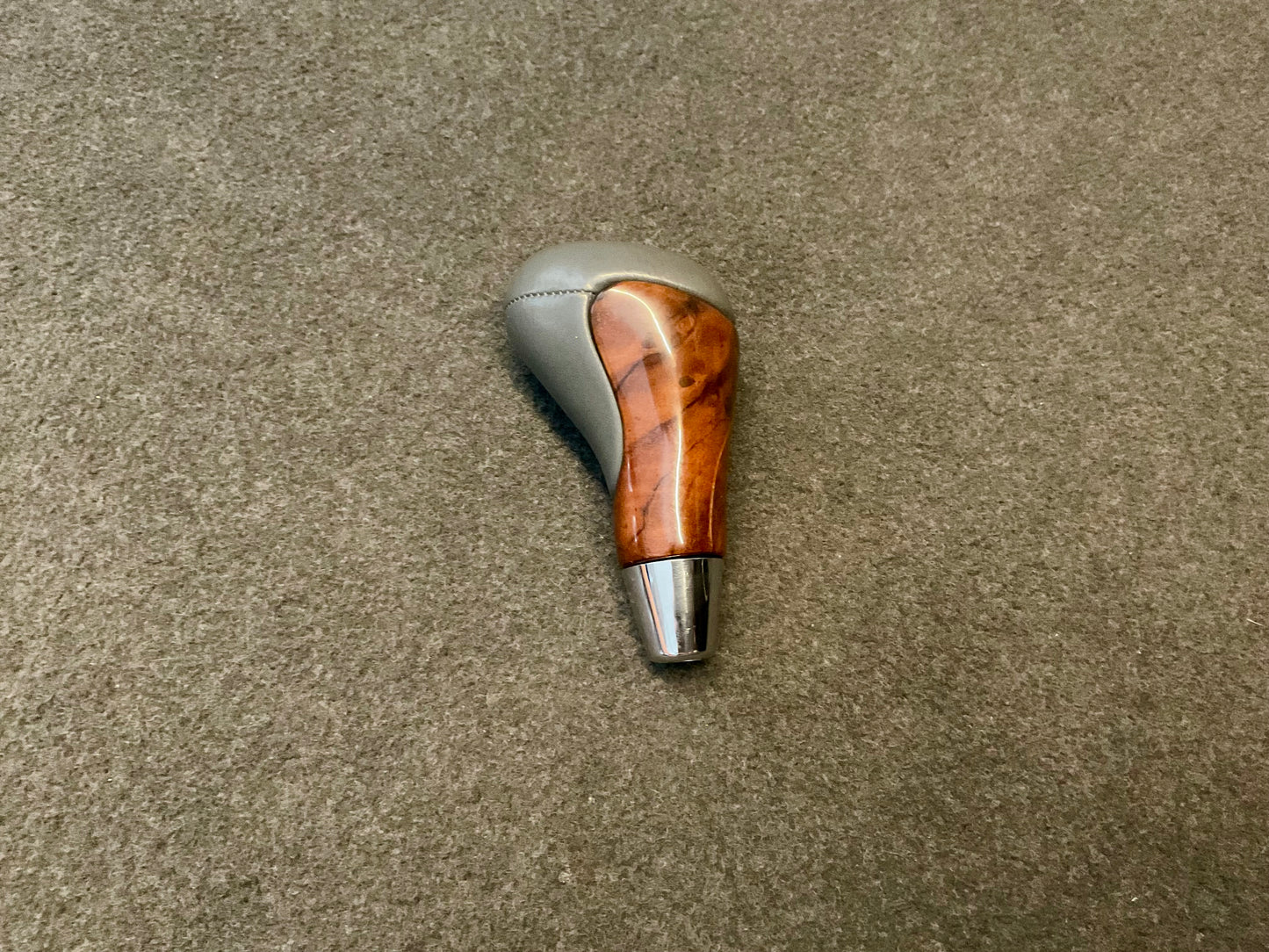 OEM Used Mercedes W220 S-class gear shifter/selector Wood with grey leather #262