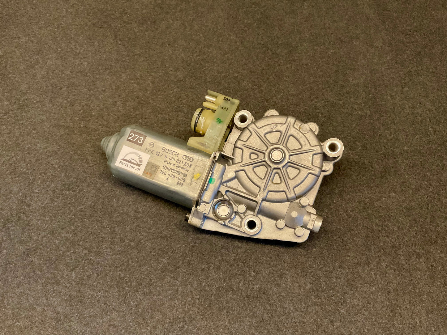 OEM Used Mercedes W140 S-class window regulator motor front right window 0130821503 #273